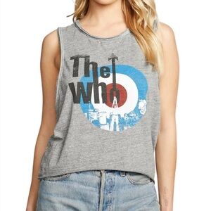 NWT- CHASER The Who Band Tank Top in Streaky Grey